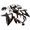Amotopart Fairings Suzuki GSXR 600 750 Black White GSXR Racing  (2008-2010)