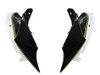 Amotopart Fairings Suzuki GSXR 600 750 Black White Suzuki Racing  (2008-2010)