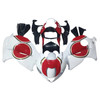 Amotopart Fairings Suzuki GSX1300 Hayabusa White & Red Lucky Strike Racing  (1999-2007)