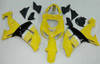 Amotopart Fairings Kawasaki ZX 10R Yellow Black No.56 Nakano Racing (2006-2007)