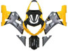 Amotopart Fairings Suzuki GSXR 750 Yellow Silver GSXR Racing  (2001-2003)