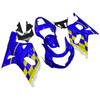Amotopart Fairings Suzuki GSXR 600 Blue Movistar Suzuki Racing  (2001-2003)