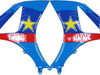 Amotopart Fairings Suzuki GSXR 1000 Blue Rockstar  Racing  (2007-2008)