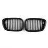 Matte Black Kidney Grille ABS Matt Mesh BMW 5-Series E39 (2001-2004)