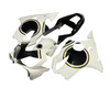 Amotopart Fairings Honda CBR 600 F4i White & Black Lucky Strike Racing (2001-2003)