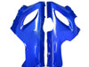 Amotopart Fairings Kawasaki ZX6R 636 Blue White West  Racing  (2005-2006)