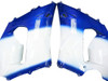 Amotopart Fairings Kawasaki ZX6R 636 Blue White West  Racing  (2005-2006)