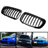 Front Fence Grill Grille BMW E46 2 Doors (1999-2002) 3 Series, Gloss Black