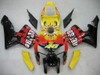 Amotopart Fairings Honda CBR 600 RR Yellow Black Valentino Rossi Racing (2005-2006)