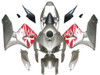 Amotopart Fairings Honda CBR 600 RR Silver & Red Tribal Racing (2005-2006)