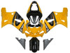 Amotopart Fairings Suzuki GSXR 600 Yellow  Silver GSXR Racing  (2001-2003)