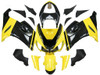 Amotopart Fairings Kawasaki ZX6R 636 Black Yellow ZX6R Racing  (2005-2006)