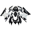 Amotopart Fairings Kawasaki ZX 10R Black White West Ninja Racing (2004-2005)
