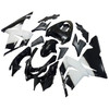 Amotopart Fairings Kawasaki ZX 10R Black White West Ninja Racing (2004-2005)