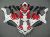 Amotopart Fairings Yamaha YZF-R1 White Red Lucky Strike Racing (2007-2008)