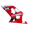 Amotopart Fairings Suzuki GSXR 750 Red Silver Black GSXR Racing (2001-2003) 