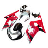 Amotopart Fairings Suzuki GSXR 750 Red Silver Black GSXR Racing (2001-2003)