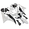 Amotopart Fairings Yamaha YZF-R6 White Black R6 Racing (2006-2007)