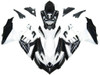 Amotopart Fairings Suzuki GSXR 600 750 Black White Alstare Corona Racing  (2008-2010)