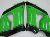 Amotopart Fairings Kawasaki ZX6R 636 Green Black No.14 ZX6R  Racing  (2005-2006)