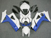 Amotopart Fairings Suzuki GSXR 1000 White & Blue Jordan Racing  (2007-2008)