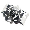 Amotopart Fairings Honda CBR 600 RR Matte Black & White Honda Racing (2005-2006)