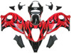 Amotopart Fairings Suzuki GSX1300 Hayabusa Red & Black Flame Racing  (1999-2007)