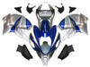 Amotopart Fairings Suzuki GSX1300 Hayabusa Silver and Blue Hayabusa Racing  (1999-2007)