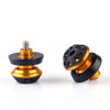 6mm Swingarm Sliders Spools Yamaha Gold