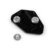 Kickstand Shoe Extension Plate Pad Side Stand BMW F800R (10-13) HP2 SPORT (08-10) R1200S (06-08) Black