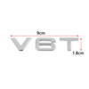V6T Emblem Badge Audi A1 A3 A4 A5 A6 A7 Q3 Q5 Q7 S6 S7 S8 S4 Sq5 Chrome