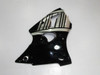 Fairings Plastics Kawasaki ZX6R 636 Black Silver Ninja Racing (2000-2002)