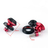 CNC 10mm Swingarm Sliders Spools Kawasaki Red