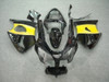 Amotopart Fairings Plastics Kawasaki ZX6R 636 00-02 ZZR600 05-08 Black Yellow Racing