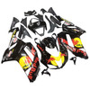 Amotopart Fairings Kawasaki ZX-R ZX636 Black Yellow Racing (2007-2008)