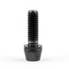 6PCs M5x16mm TITANIUM Bolts Allex Hex Bike Stem Tapered Head Screw + Washer, Black