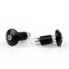 Bar Ends Handlebar Grips Plugs 7/8" 17mm Universal Ducati Aprilia Honda Kawasaki Suzuki Yamaha BMW Triumph, Black