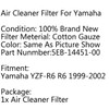 Air Filter Cleaner Element 5EB-14451-00 Yamaha YZF-R6 R6 (1999-2002), White