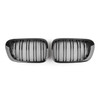 Kidney Grilles Double Rib BMW E46 3 Series Coupe 2 Door (1998-2001), Black
