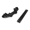 CNC Clip-on Adapter Plate & 22mm Handlebar Kit Yamaha MT-09 FZ-09 (13-16), Black