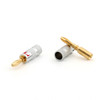 Mad Hornets 24PCS Speaker Banana Plug DIY Audio Jack Connector 24K Gold Plated