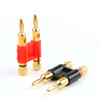 Mad Hornets 2PCS Connector - Stackable Double 4mm Banana Plug Speaker Loudspeaker Plug