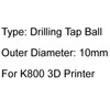 Mad Hornets 12PCs Drilling Tap Ball 10mm For Reprap Delta Kossel K800 3D Printer