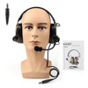 Tactical H50 Headset Used with Peltor PTT / U94 PTT For Kenwood two way radio