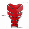 3D Rubber Tank Pad Moto Protector Gas, Red (Pad-B4-M-Red)