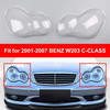 Headlight Lens Shell Plastic Cover Right For Benz W203 C-Class 4 Door (2001-2007) Pair