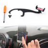 360 Rotation Car Phone Mount Cradle Holder Stand For Mini Cooper R55 R56, Red Union Jack
