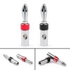 1Set Banana Plug Rhodium-plated Speaker Cable Wire Audio Connector, Black/Red