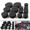 13PCS Frame Hole Cover Caps Plugs Decor Set For BMW R1200GS/LS/ADV 13-16 Black