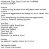 Frame Hole Cover Caps Plugs Decor Set For BMW R1200GS/LS/ADV 2017-2018 Black